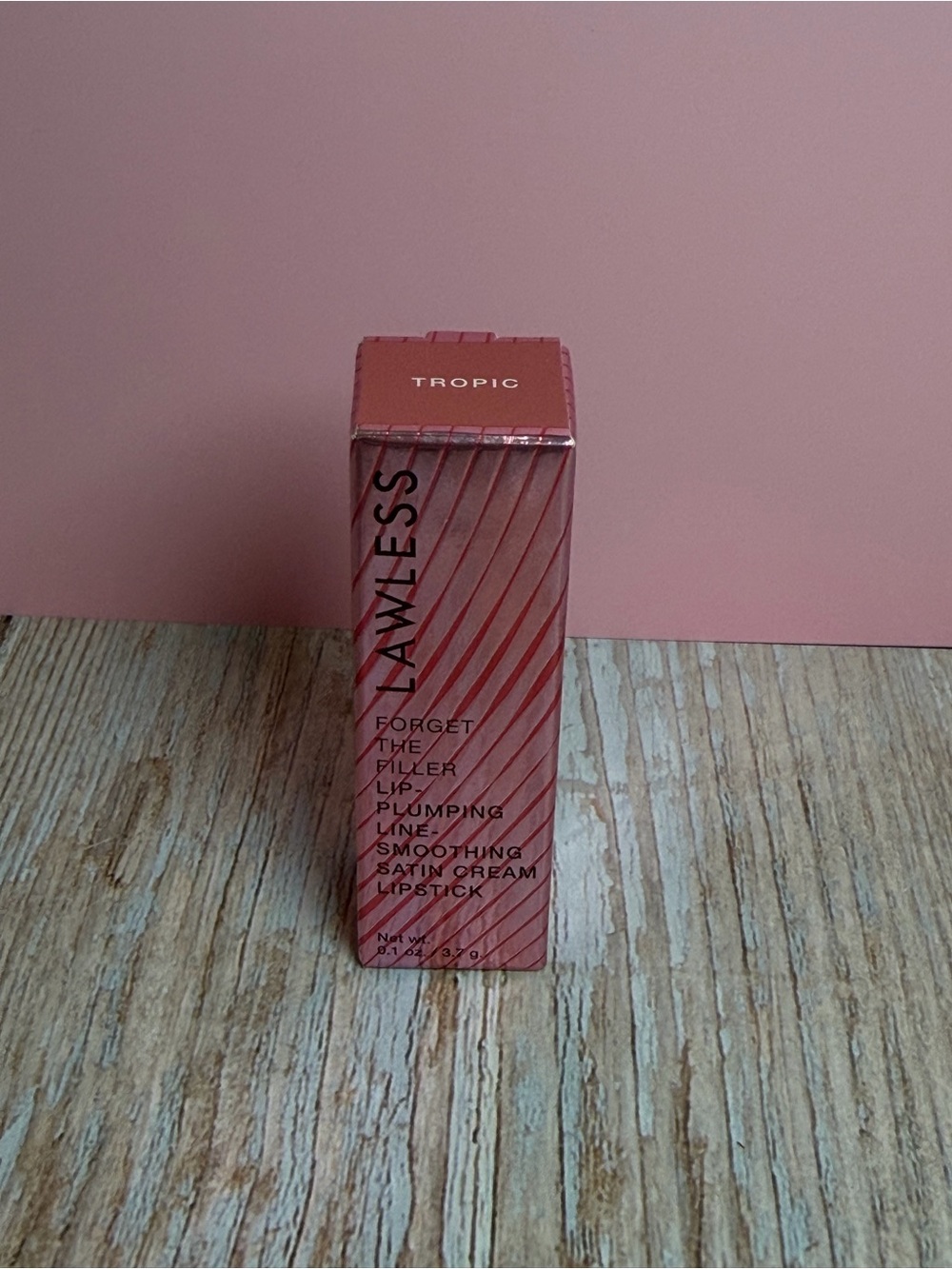 LAWLESS Tropic Satin Cream Lipstick - Coral Pink